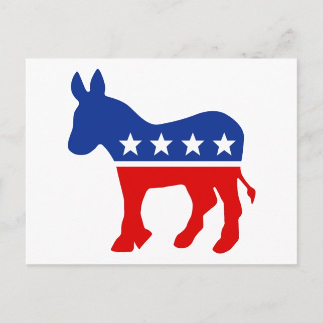 Carte postale Democrat Donkey (Devant)