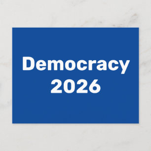 Carte Postale Démocratie 2026 Élection de mi-mandat
