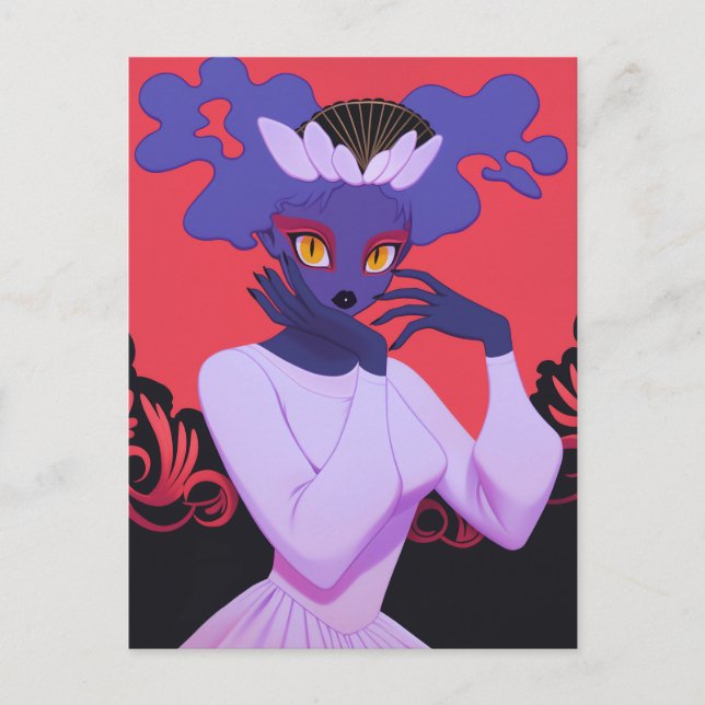 Carte Postale Demon Girl (Devant)