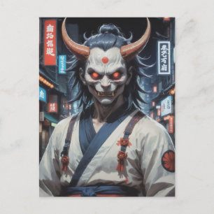 Carte Postale Demon Samurai