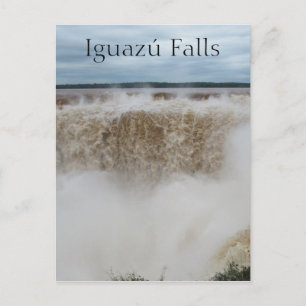 Carte Postale démons gorge iguazu chutes