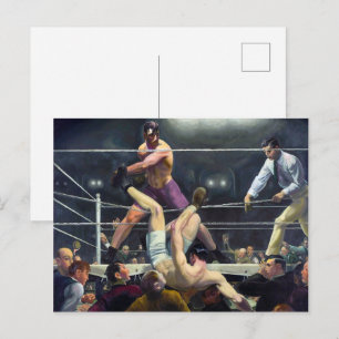 Carte Postale Dempsey et Firpo George Bellows Affiche