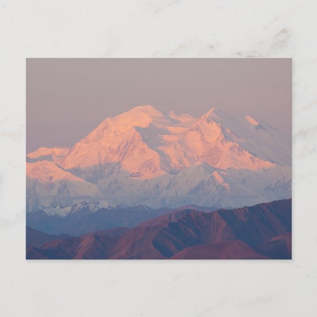 Carte Postale Denali au lever du soleil (Devant)