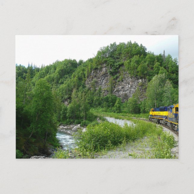 Carte Postale Denali Express Alaska Train Vacation Photographie (Devant)