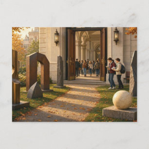 Carte postale d'encouragement pour la rentrée univ