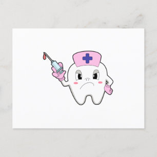Carte Postale Dent comme infirmière avec seringue.PNG