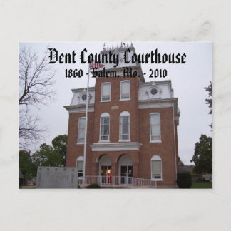 Carte Postale Dent County Courthouse, 1860 - Salem, Mo. ...