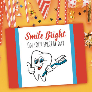 Carte Postale Dental Patient Birthday Postcard