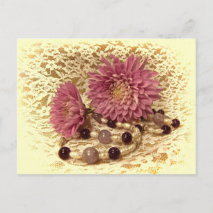 Carte Postale Dentelles, perles et mamans