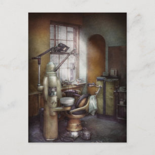 Carte Postale Dentiste - Bureau dentaire vers 1940