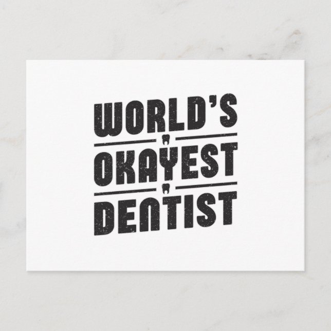 Carte Postale Dentiste Dentistesse Dentaire Dentelle Dentaire Dr (Devant)