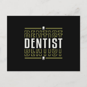 Carte Postale Dentiste Dentistesse Dentistère Dentaire Dentaire