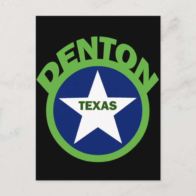 CARTE POSTALE DENTON, TEXAS (Devant)