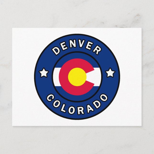 Carte Postale Denver Colorado (Devant)