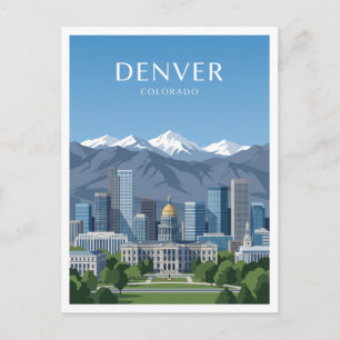 Carte Postale Denver Colorado