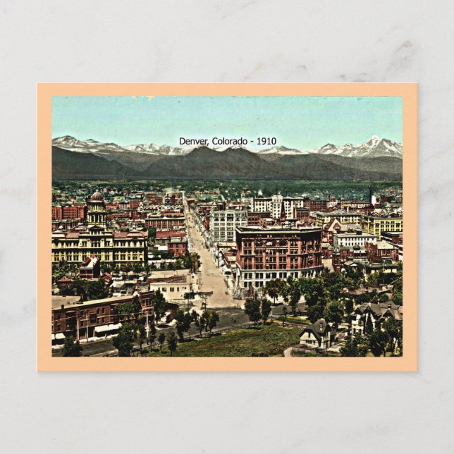 Carte Postale Denver, Colorado - 1910 (Devant)