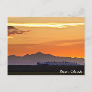 Carte postale Denver International Airport Sunset