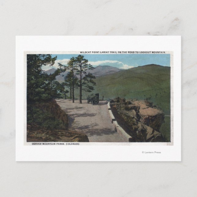 Carte Postale Denver Mountain Park, CO - Wildcat Point Lariat (Devant)