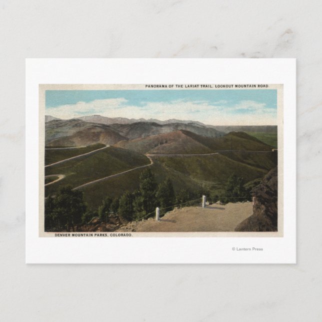 Carte Postale Denver Mountain Parks, CO (Devant)