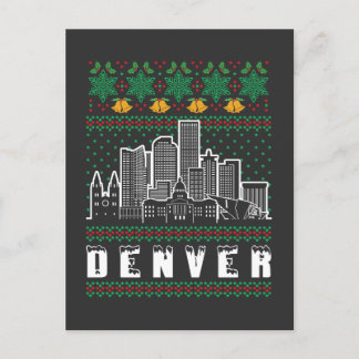 Carte Postale Denver Nevada Noël laid