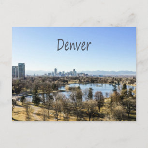 Carte Postale Denver Ville et Montagnes Colorado