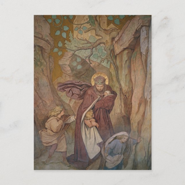 Carte Postale Départ de St. Elisabeth du Château de Wartburg (Devant)