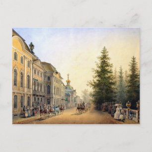 Carte Postale Départ du tribunal à l'entrée du Grand