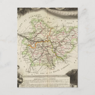 Carte Postale Département De Tarn Et Garonne