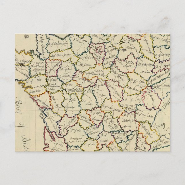 Carte Postale Département France (Devant)