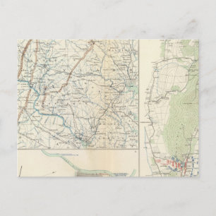 Carte Postale Départements militaires de Wash, Penn, Annapolis,