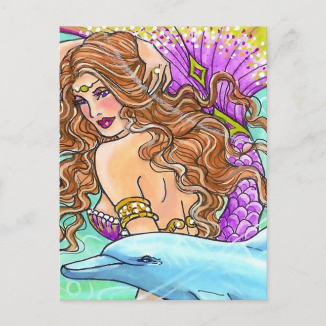 Carte Postale Dépassement par (Devant)