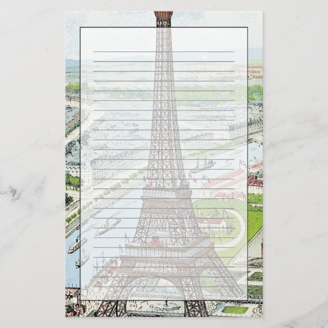 Carte postale dépeignant Tour Eiffel (Devant)