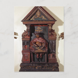 Carte Postale Depicting St. Crispin at his Workbench