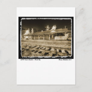 Carte Postale Dépôt de passagers L&N