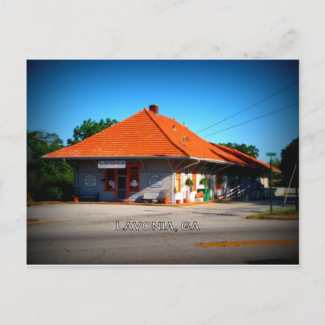Carte Postale DEPOT - Lavonie, Géorgie (Devant)