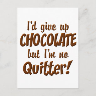Carte Postale Dépoussiérage au chocolat
