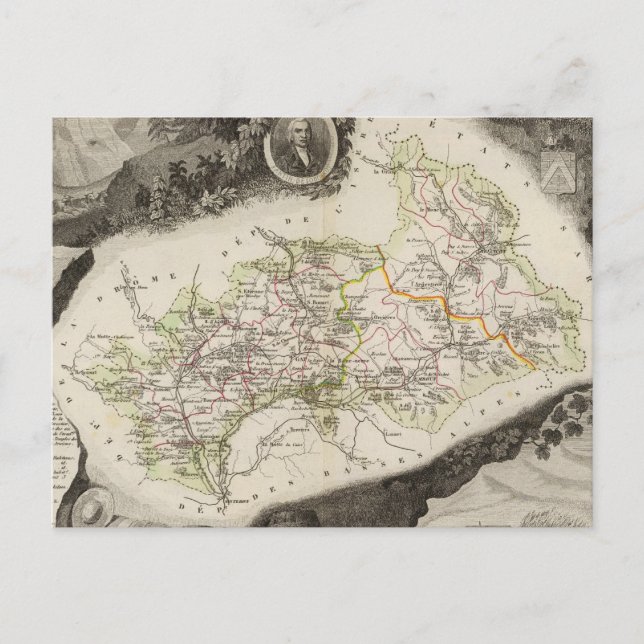 Carte Postale Dept De Hautes Alpes (Devant)