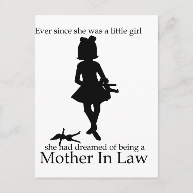 Carte Postale Depuis qu'elle était petite fille (Devant)