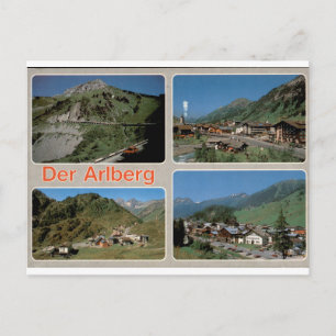 Carte Postale Der Arlberg Vintage Multivue Alpine Autrichien
