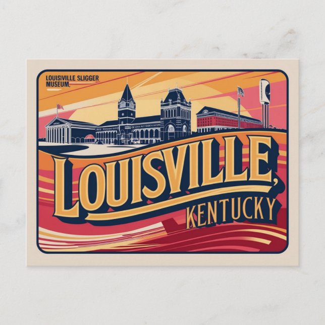 Carte Postale Derby Days & Retro Rays Vintage Louisville (Devant)