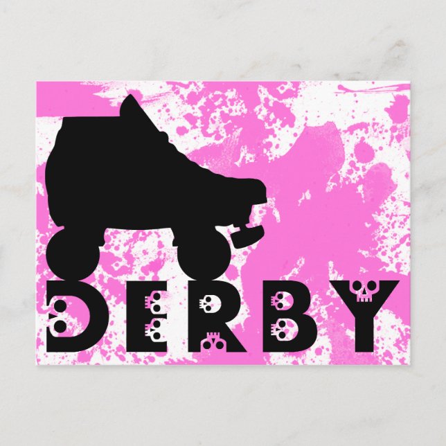 Carte Postale derby : skullphabet (Devant)