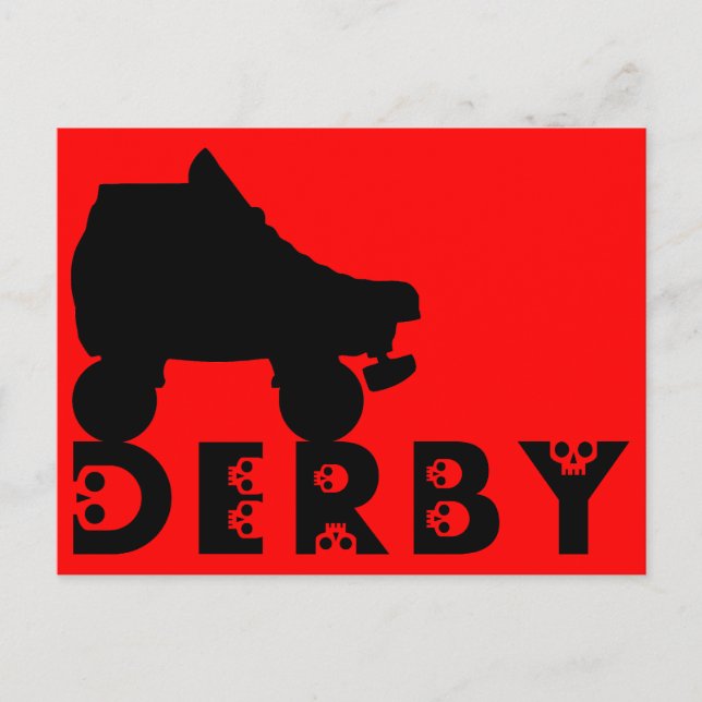 Carte Postale derby : skullphabet (Devant)
