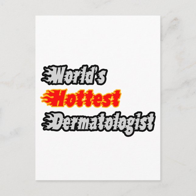 Carte Postale Dermatologue le plus virulent du monde (Devant)