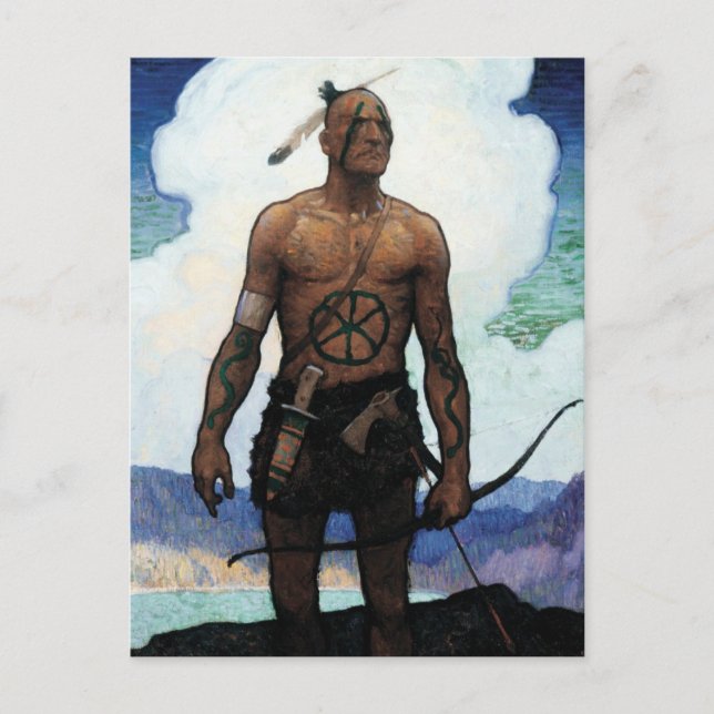 Carte Postale Dernier des Mohicans (Devant)