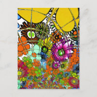 Dernier motif floral Extraordinaire coloré Art