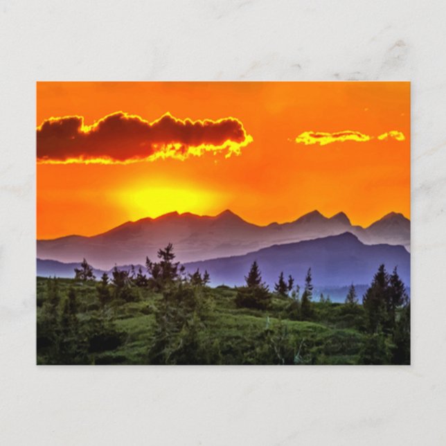Carte postale dernier Sunset (Devant)