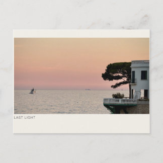 CARTE POSTALE DERNIÈRE LUMIÈRE
