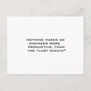 Carte Postale Dernière minute