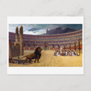 Carte Postale Dernière Prière des Martyrs Chrétiens J-L Gérô
