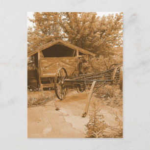 Carte Postale Derrière la grange